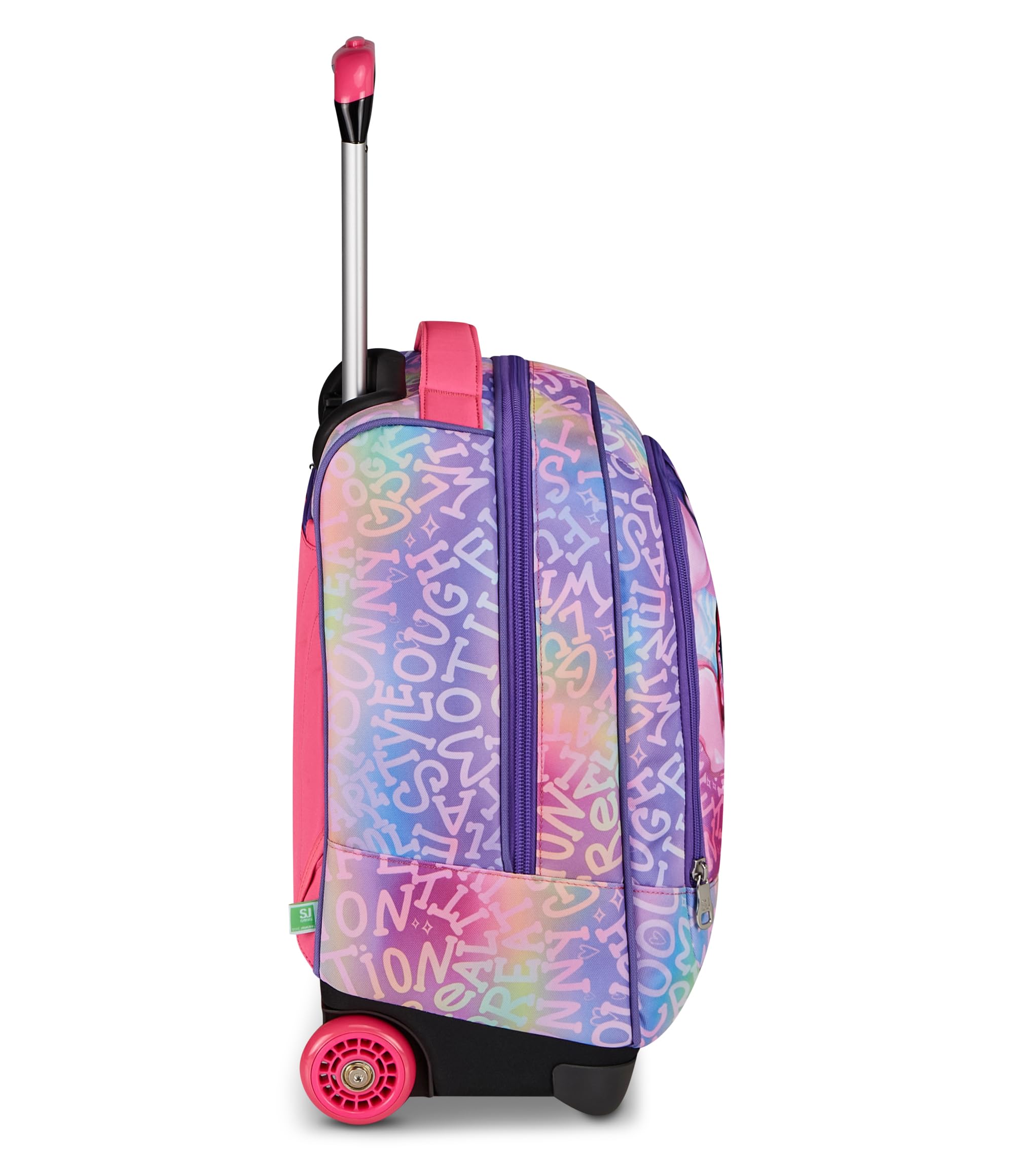 SJ GANG STYLE JAM GANG Big Trolley, 30 L, Doppio Scomparto, Spallacci a scomparsa, Doppio uso, Tasca frontale, Scuola elementare, Violet, Bambine, rosa/viola