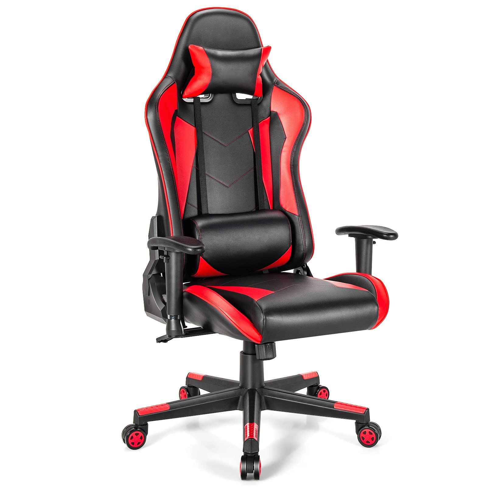 Giantex Ergonomic Gaming Chair Computer Chair With Headrest Lumbar