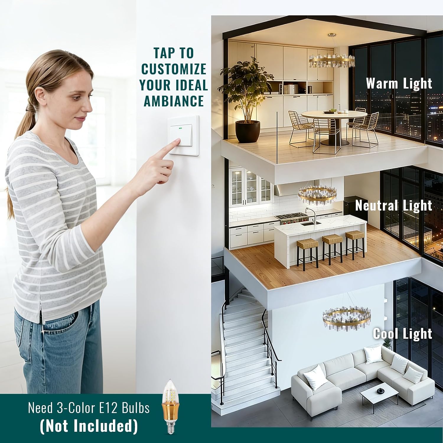 Siljoy Modern Crystal Chandelier 20 Lights Large Brushed Brass Gold Round Raindrop Chandelier Luxury 2-Tier K9 Crystal Pendant Ceiling Light for Dining Living Room Kitchen Foyer D39.4''