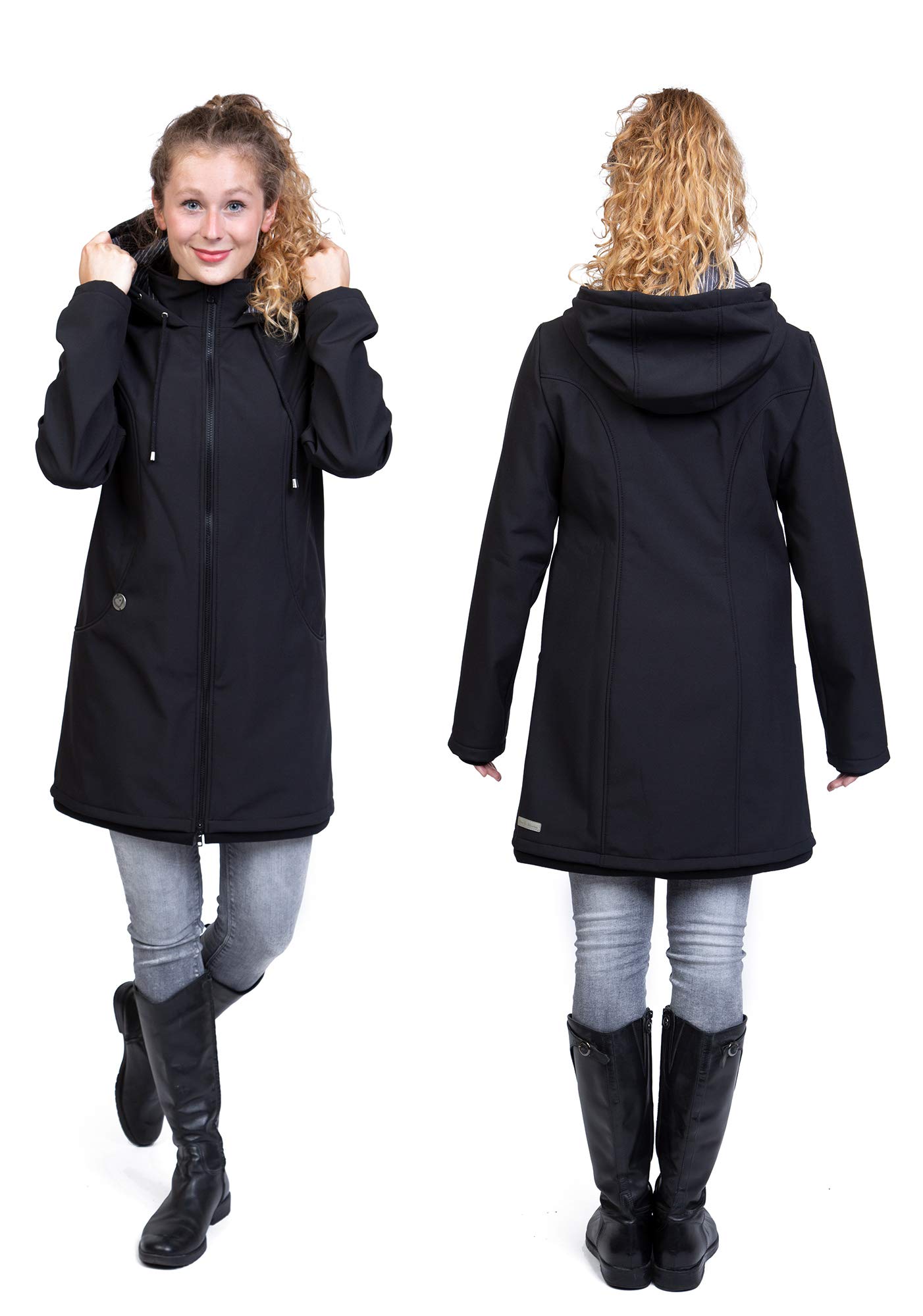 Viva la Mama – Allwetter Funktionsjacke für Mama und Baby, Umstandsjacke + Tragejacke - MELLORY