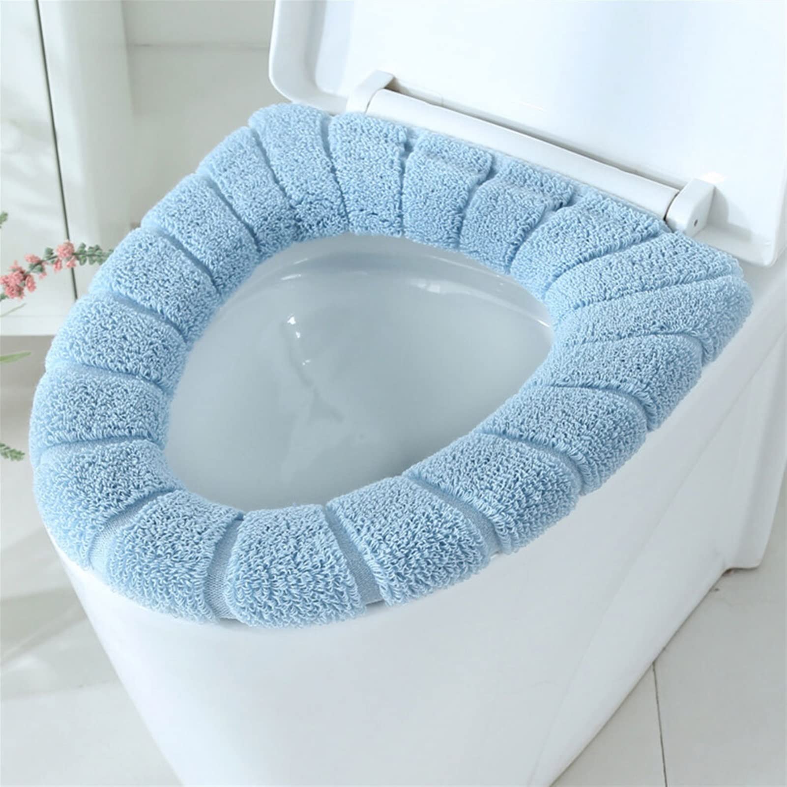 Coussin De Toilette En Fausse Fourrure Lapin - Ultra Doux Et Lavable - Taille Grande (50x60 Cm) - Gris Foncé