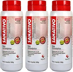 Kit 3 unidades - Talco Desodorante para os Pés - Sanativo