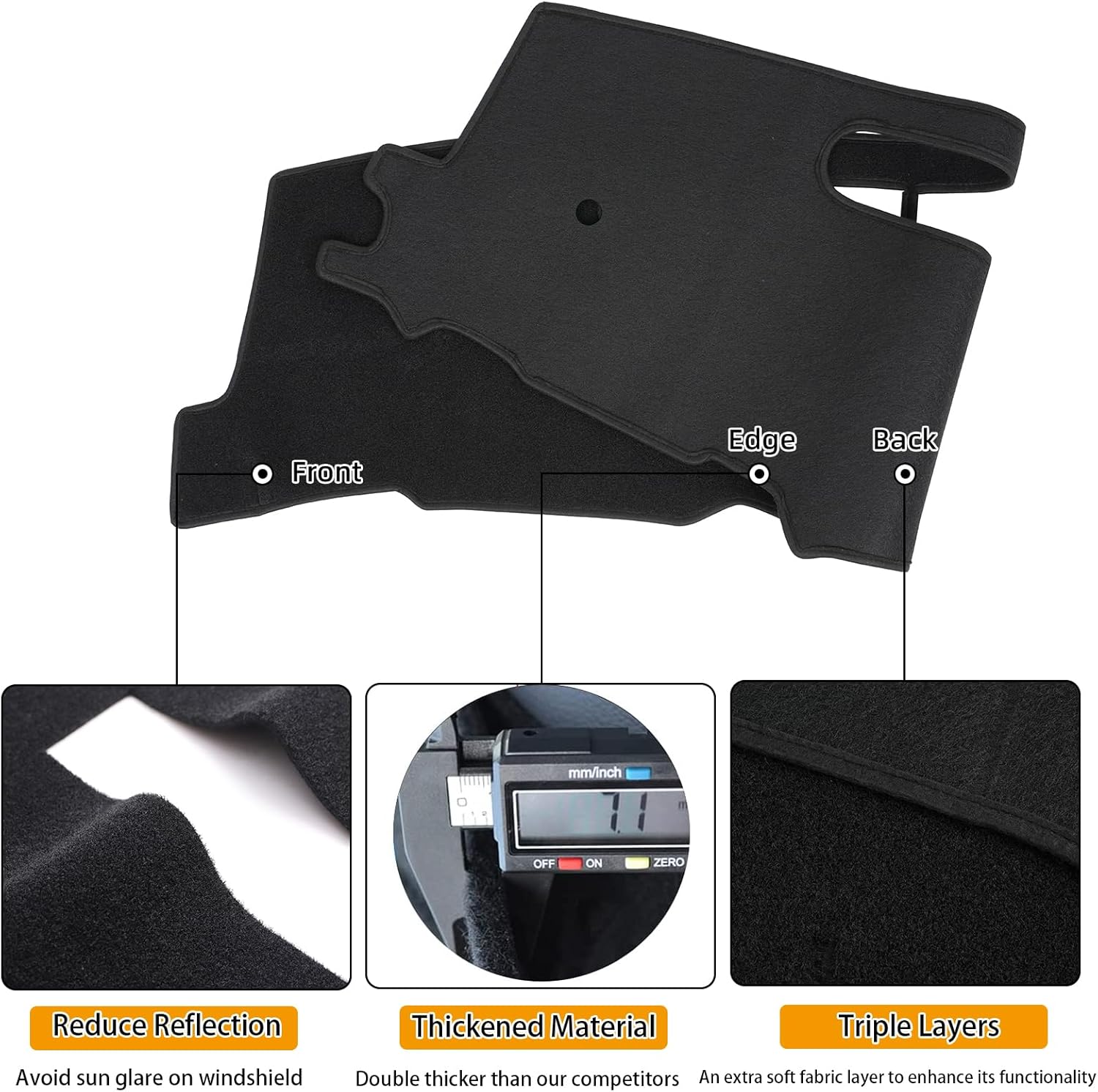 Compatible with Dash Cover 1998-2004 Chevy Chevrolet S10 Blazer/GMC Jimmy Sonoma Dashboard Cover Mat Non-Slip Pad Carpet Sunshield Glare UV Rays Protector