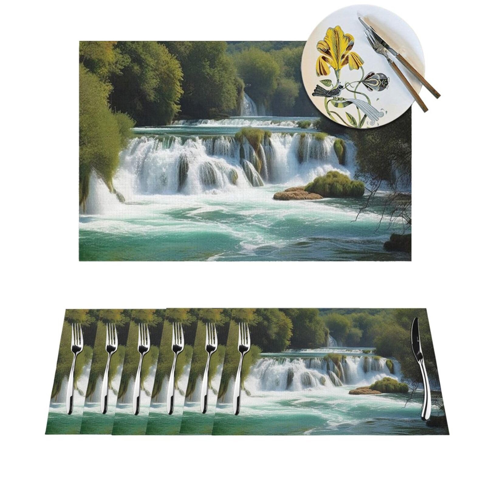 Set de table anti-tache et thermorésistant en PVC pour protéger vos tables