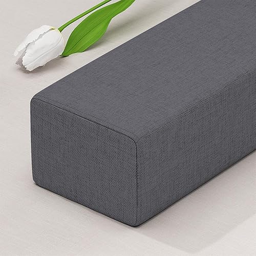 Relleno de espacio para cama de 76 x 8 x 10 pulgadas, relleno extensor de colchón para espacio de cabecero, almohada de cabecero de grietas para