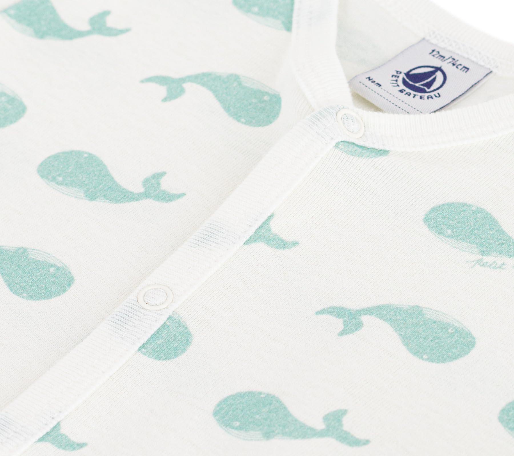 Petit Bateau A0Fs3 Ropa De Noche Unisex Para Bebé, Marshmallow Spray, 24 Meses
