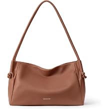 Shoulder Bag for Women Pebbled Vegan Leather Purses Soft Hobo Handbag Supple Bag for Travel Work