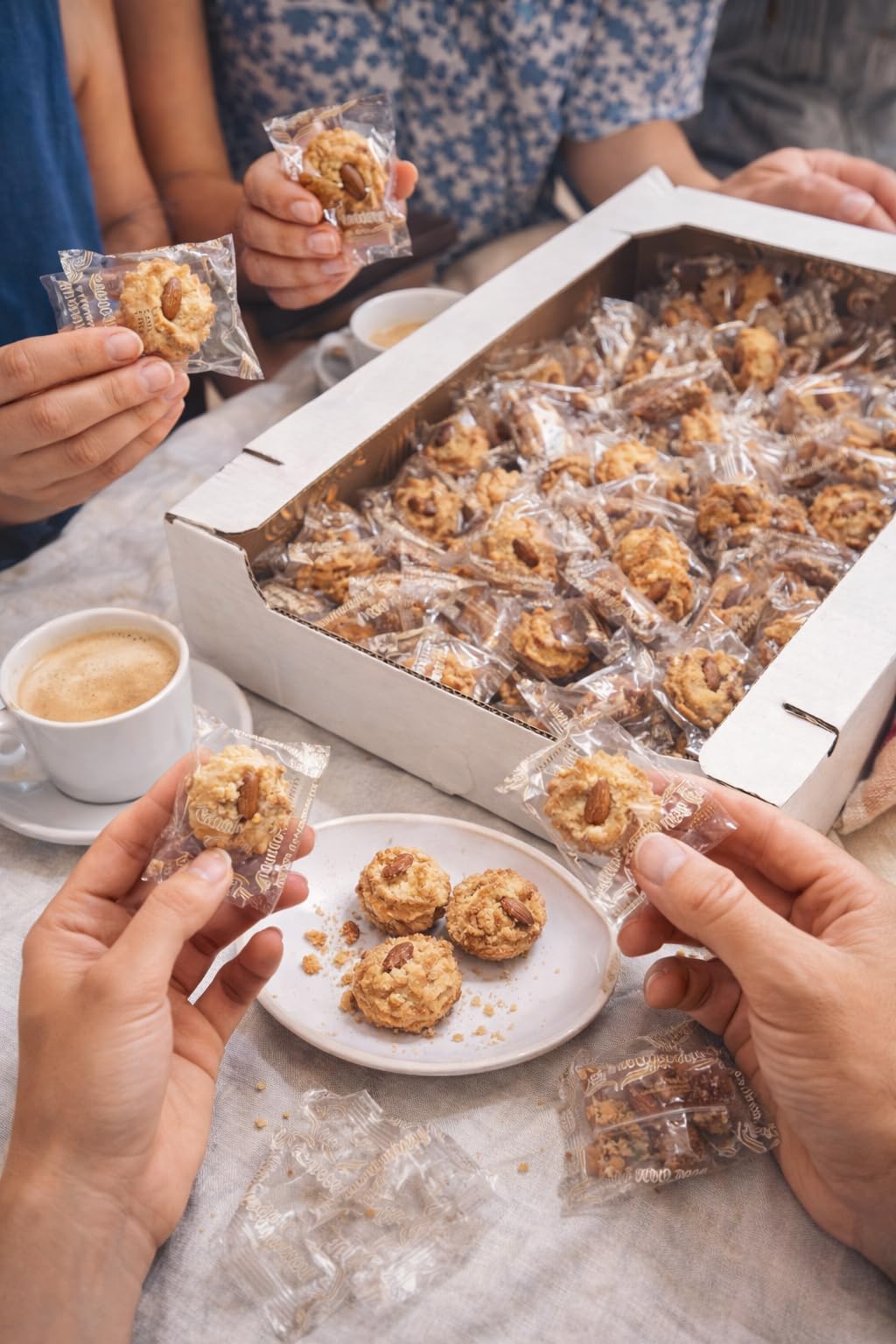 Dessert da Forno Assortiti in Monoporzione 2 kg, Dolci Incartati Singolarmente Ideali per Colazione, Merenda, Buffet, Bar, Hotel, Uffici e Ristorazione