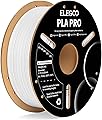 ELEGOO PLA PRO Filament 1.75mm White 1KG, 30-250mm/s Printing Speed Improved Rigidity 3D Printer Filament Dimensional Accuracy +/- 0.02mm, 1kg Spool (2.2lbs)