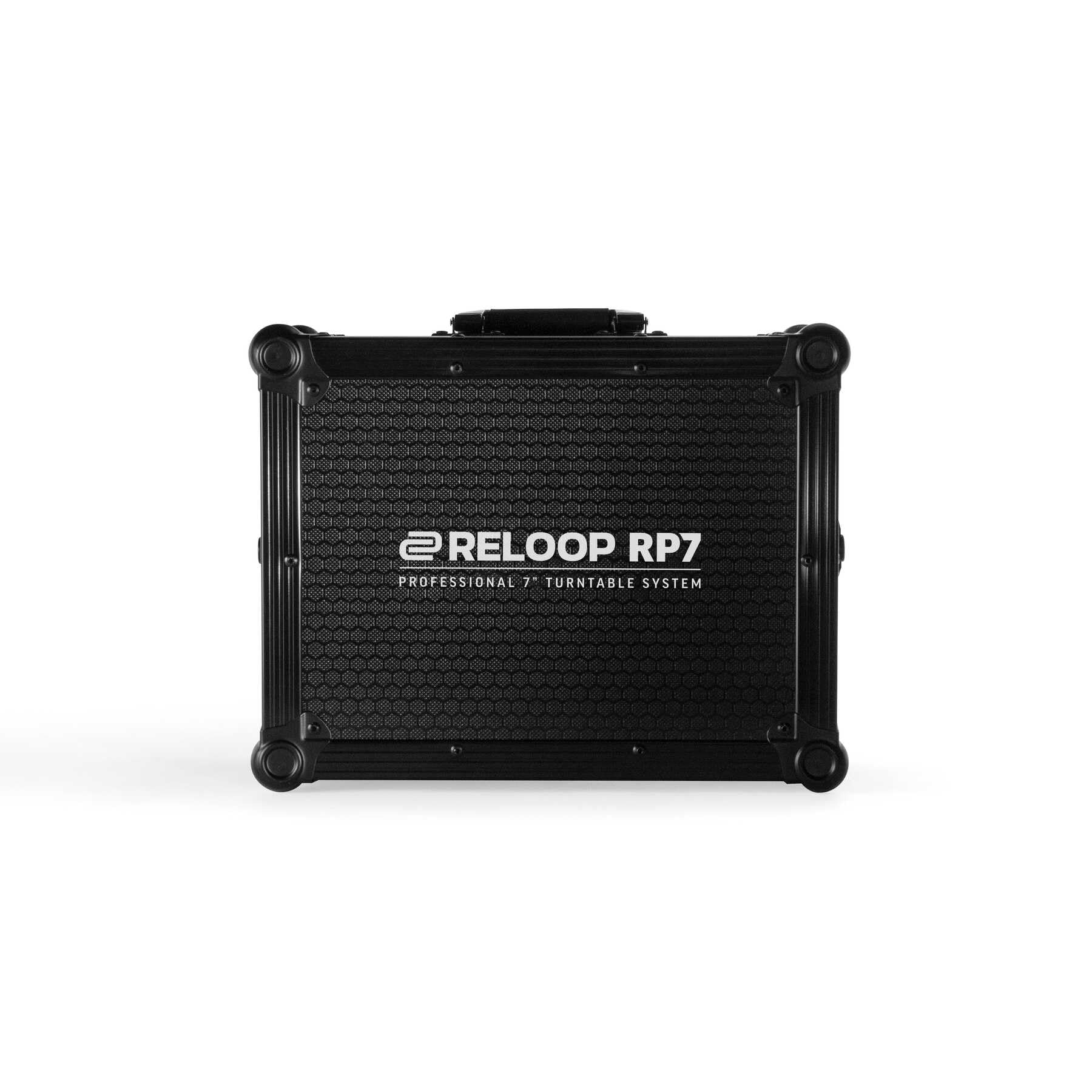 Reloop Premium RP-7 Turntable Case - Robuste Konstruktion mit kratzfester Hexa-Oberfläche in mattem Schwarz