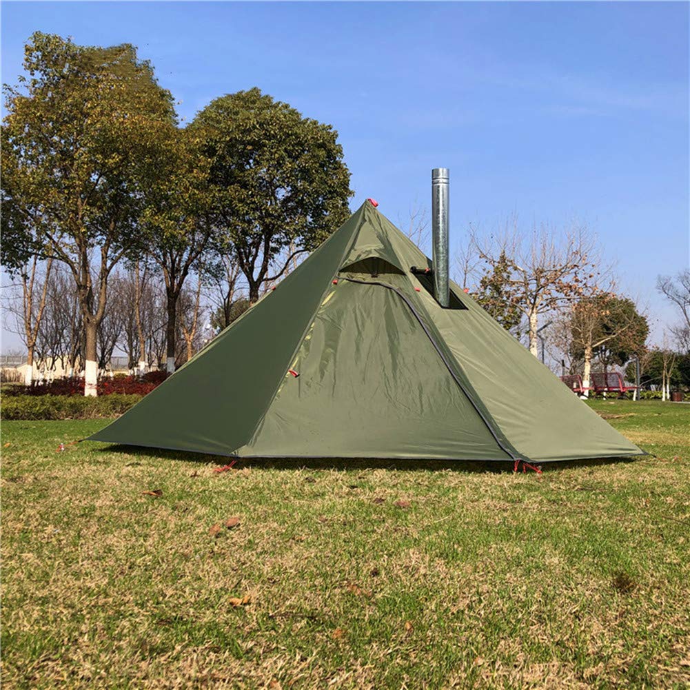 Amazon.com: 4 Person Backpacking Teepee Tent with Half MeshTent