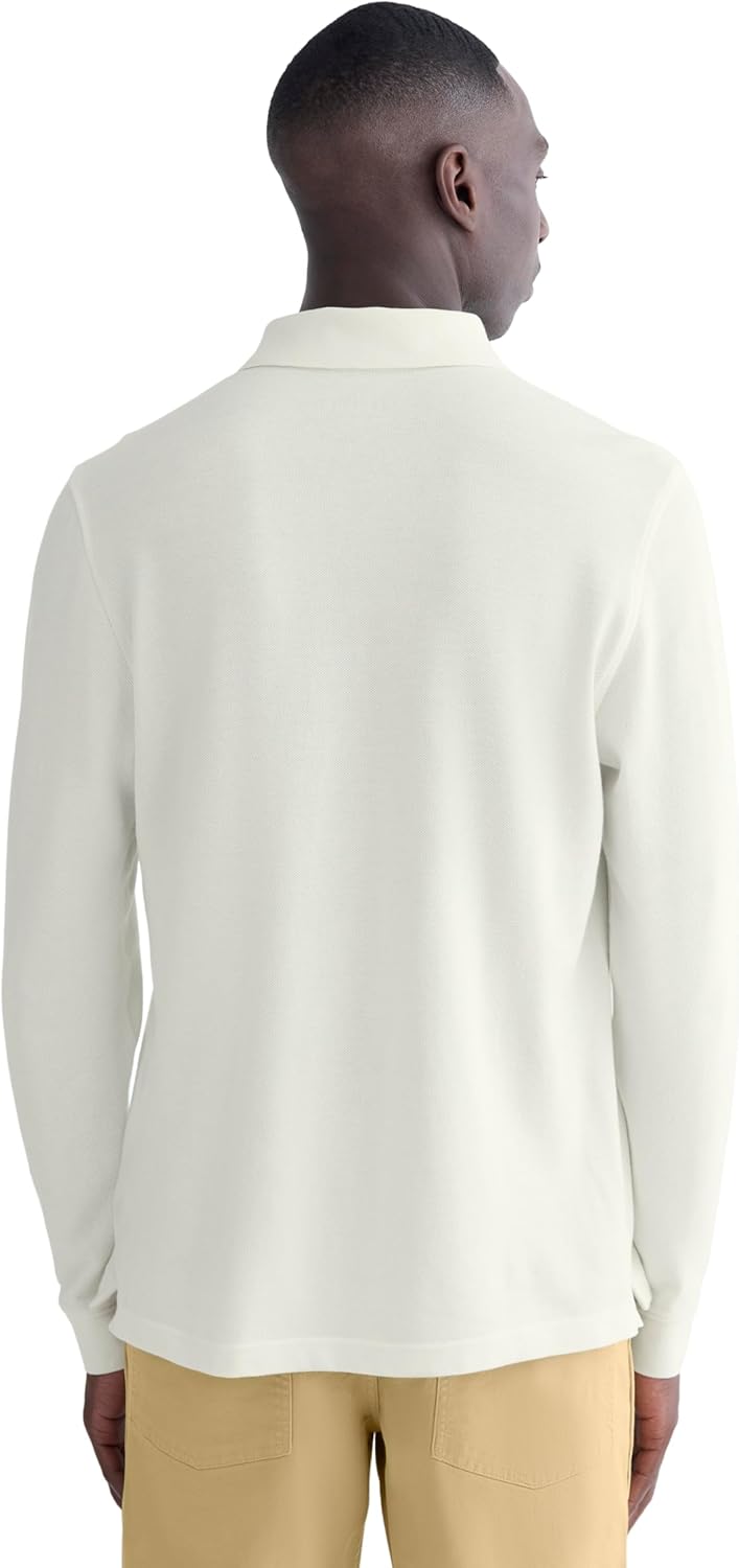 Everlane Mens The Long-Sleeve Pique Polo - Image 4