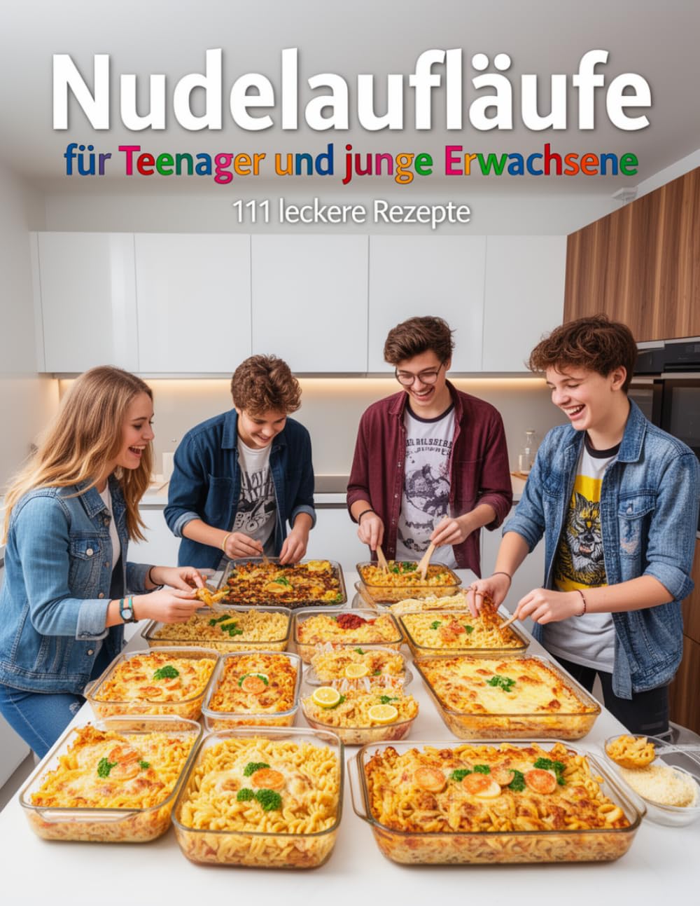 Nudelaufläufe für Teenager und junge Erwachsene - 111 leckere Rezepte: schnell & günstig für die erste eigene Wohnung, WG, Schüler und Studenten - mit ... & Backen für Teenanger und junge Erwachsene)