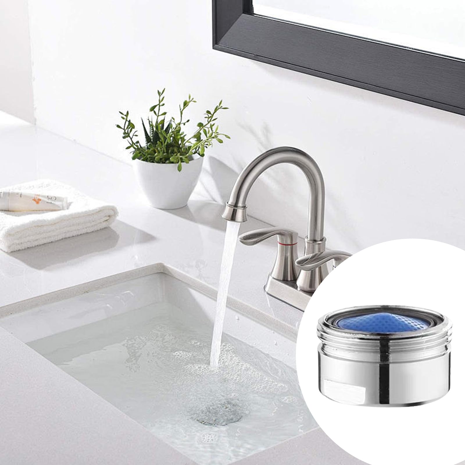 M22, 6 pezzi 22 mm, filettatura maschio aeratore acqua setaccio per rubinetto, filtro per rubinetto, filtro antispruzzi per bagno cucina