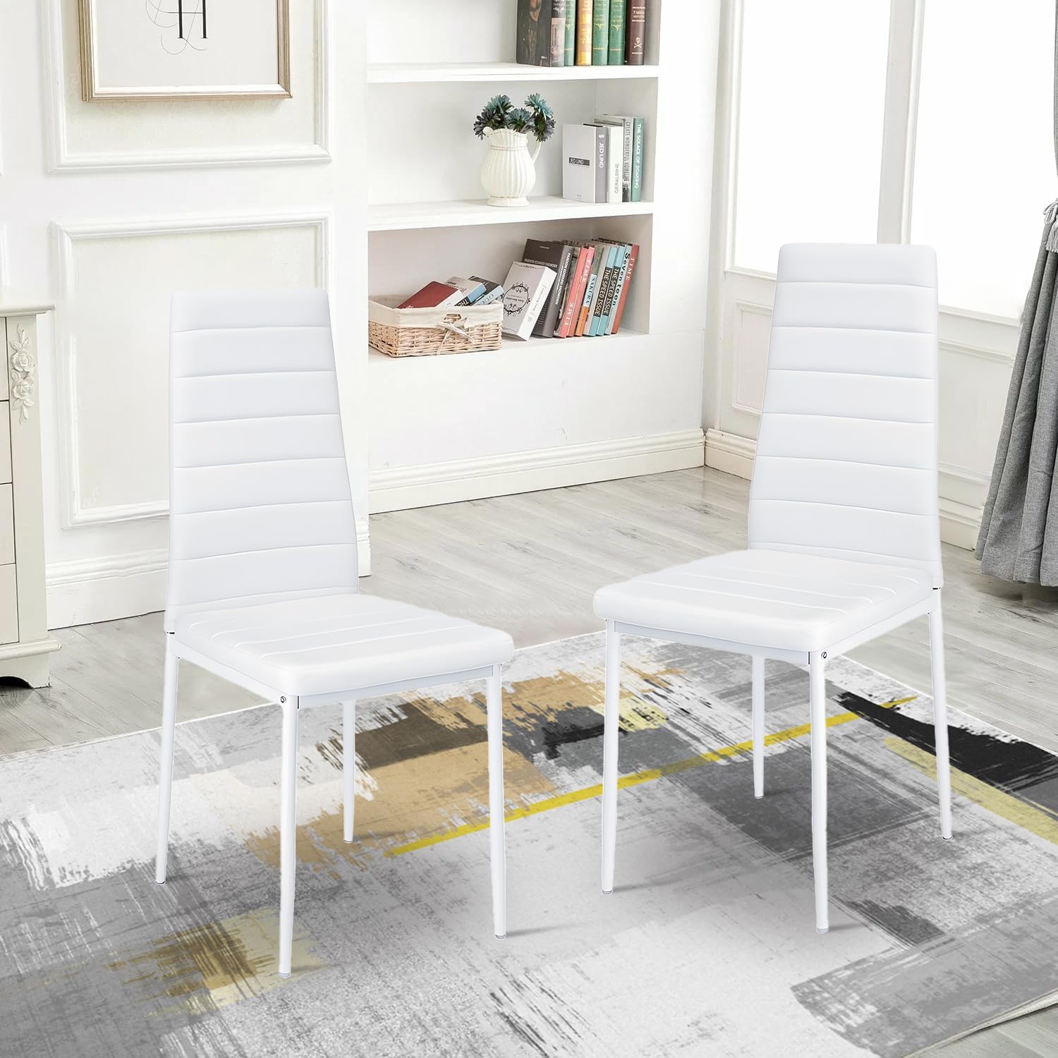 Warmiehomy Set of 2 Dining Chairs Kitchen Chairs Dining Room 2 PCS