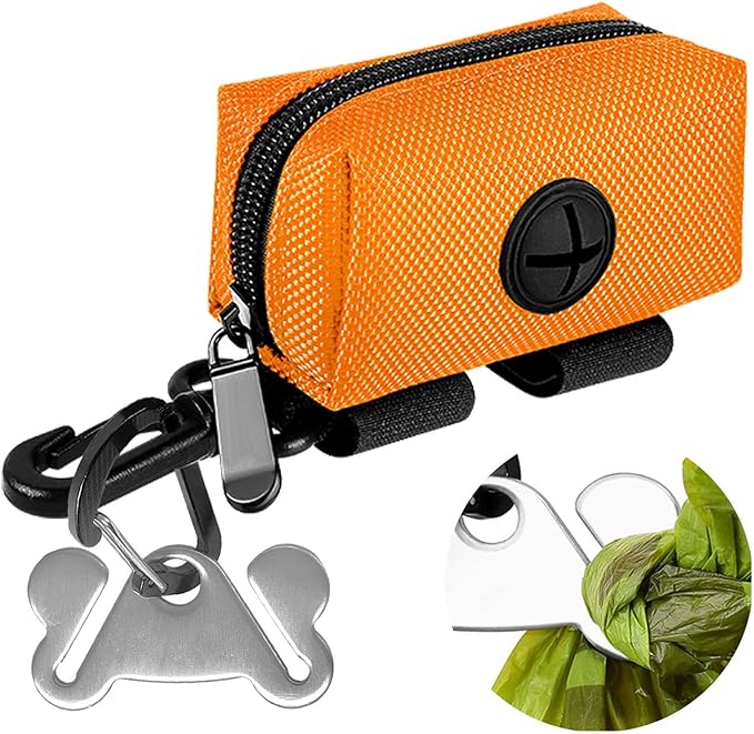 Dog Poop Bag Holder for Leash Attachment Dog Poop Bag