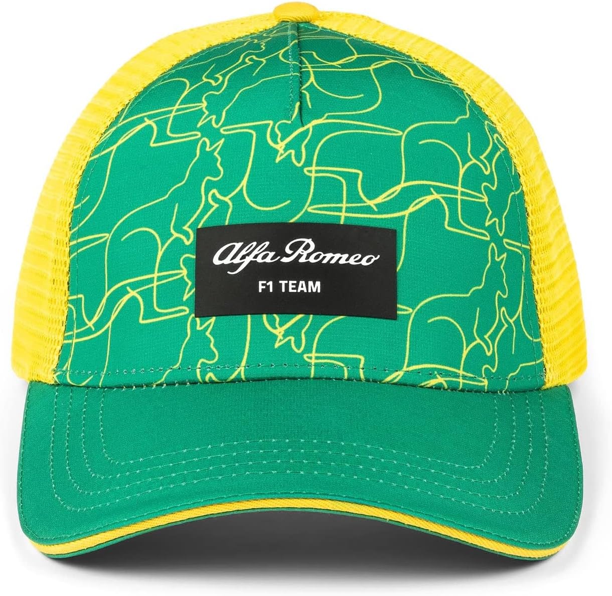 Alfa Romeo Racing F1 Australia Boonie Trucker Hat Green - Image 5