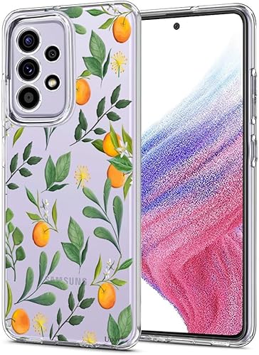 Miniatura 9 de Unov Funda compatible con Galaxy A53 5G transparente con diseño de poliuretano termoplástico suave, absorción de golpes, diseño delgado en relieve