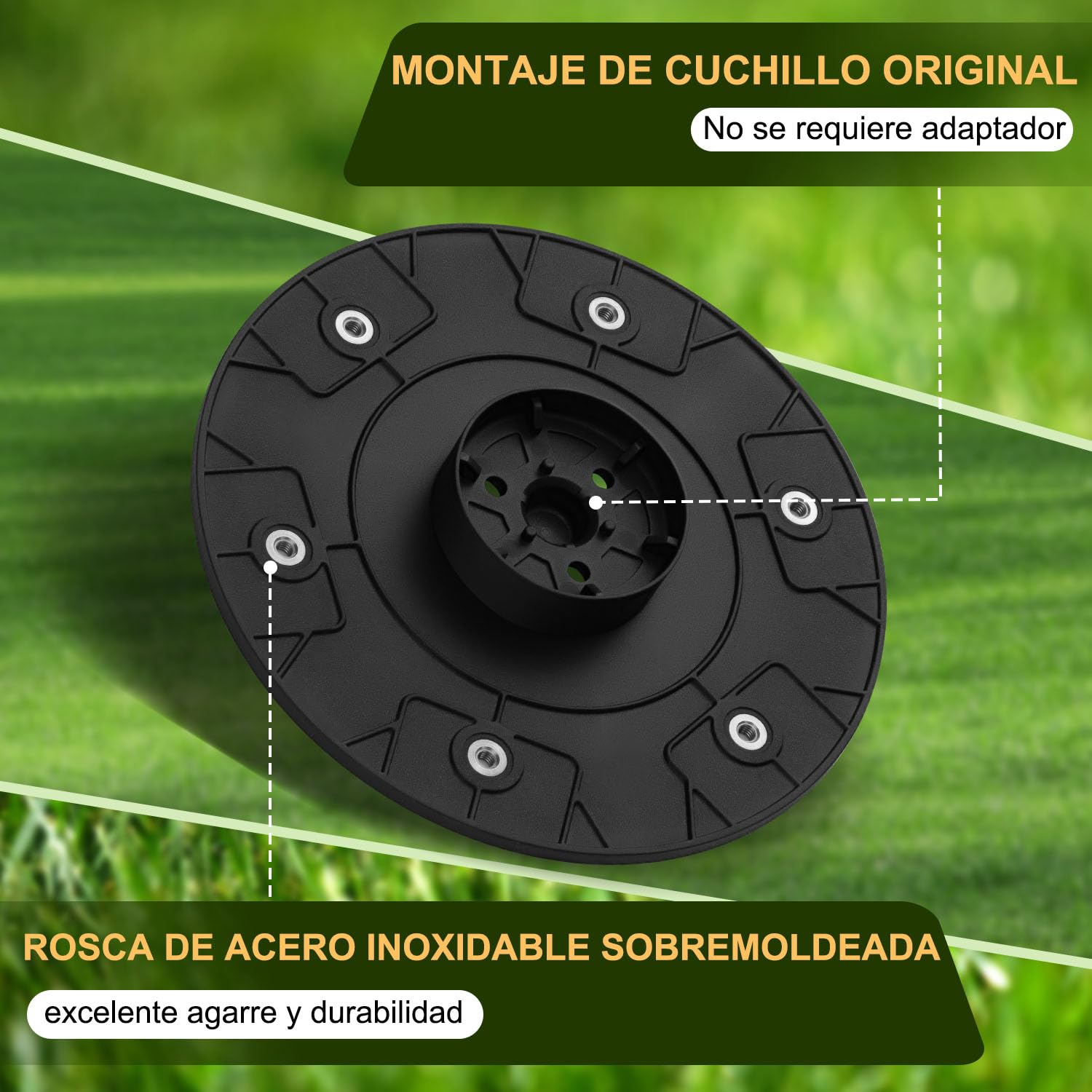 【Corte Más Eficiente】 Discos de Cuchilla + 6 Piezas Compatibles con Gardena Sileno City 400 600 / McCulloch Rob S400 S500 S600 S800, Disco de Cuchilla para Cortacésped Robótico