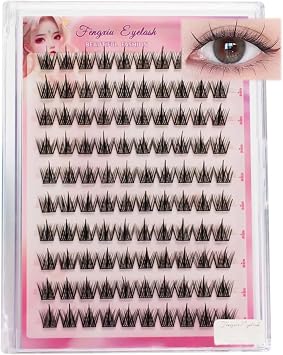 Fairy Lash Clusters   Natural Wispy D-Curl Individual Lashes 110 Pcs, 8-16mm. Achieve A Manga-inspired Wet-look Lash Extension With These Lightweight Clusters & Invisible Bands For Seamless Vol