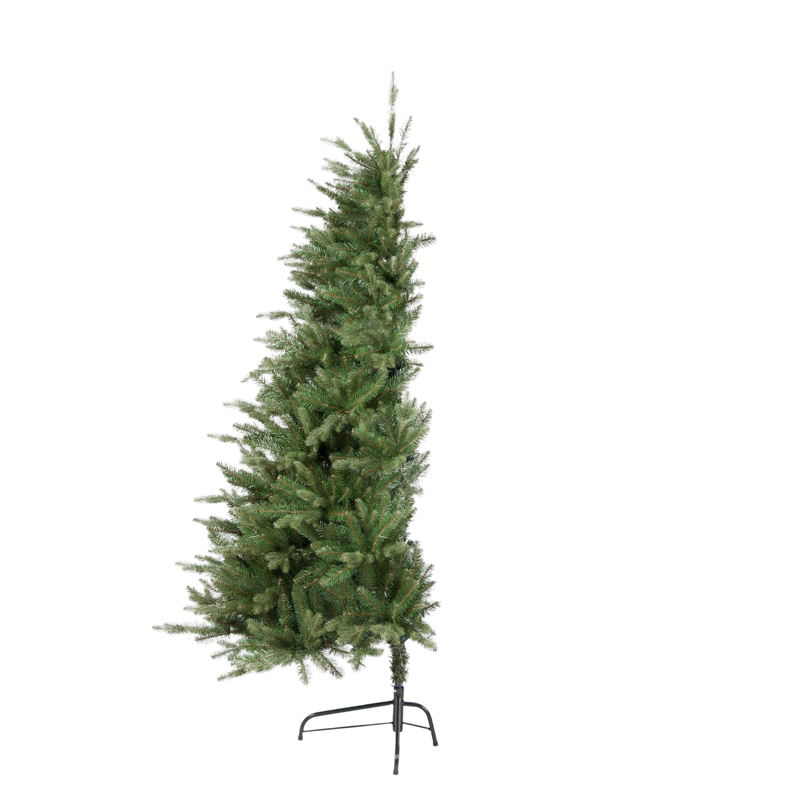 Christmas Tree World The 4Ft Woodland Pine Half Tree With Hinged Branches from B&Q