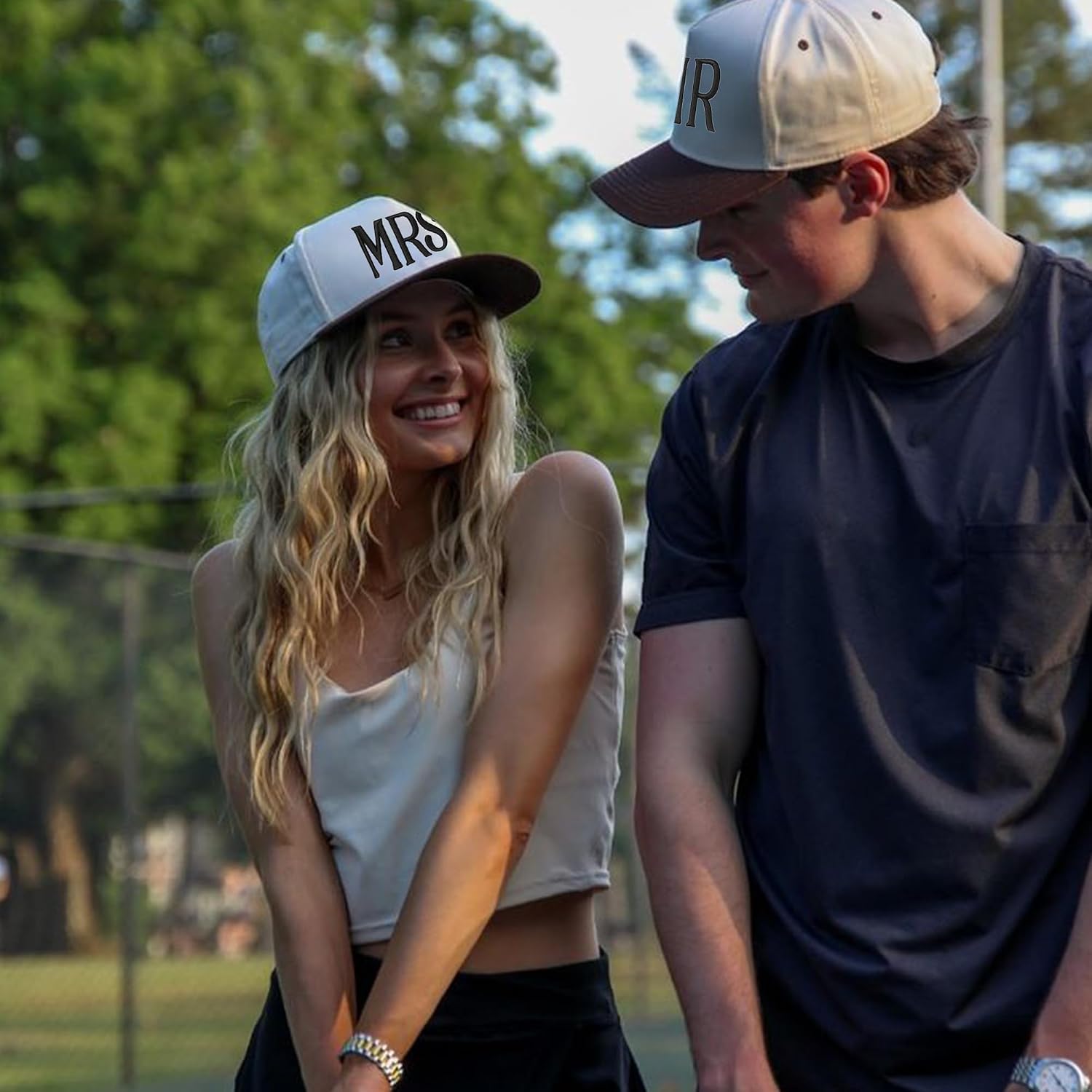 Mr and Mrs Trucker Baseball Hats, Engagement Gifts for Couples, Wedding Gifts, Bridal Shower Gifts, Honeymoon Essentials