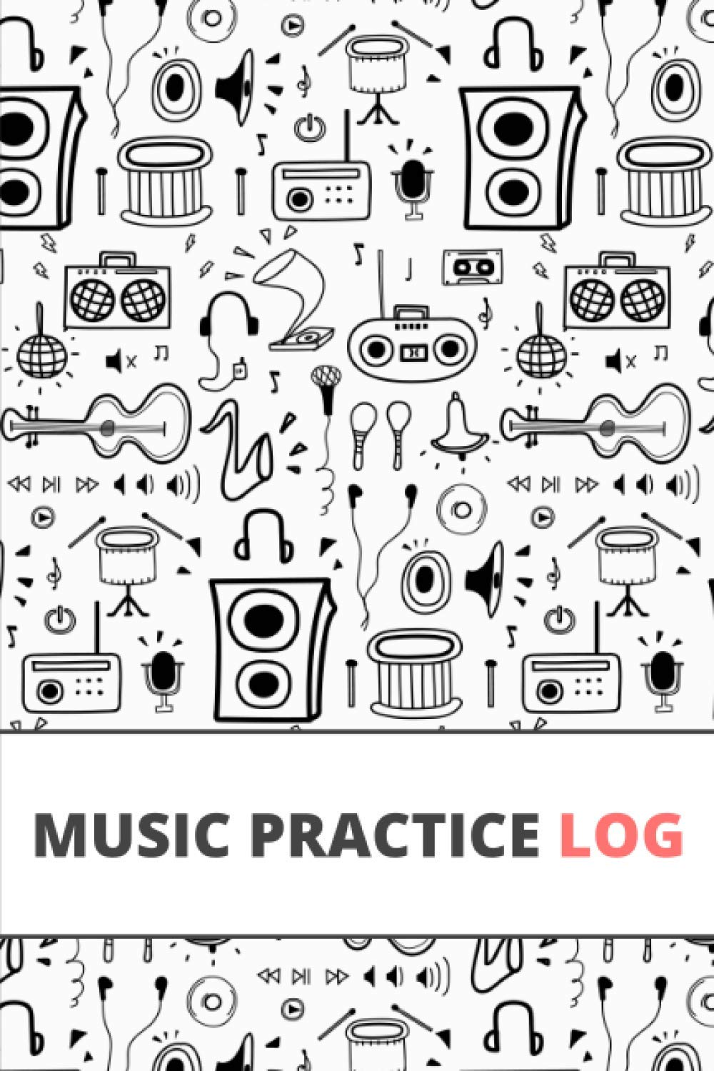 Music Practice Log: Instrument Practice Journal for 365 Days (Practice Record)