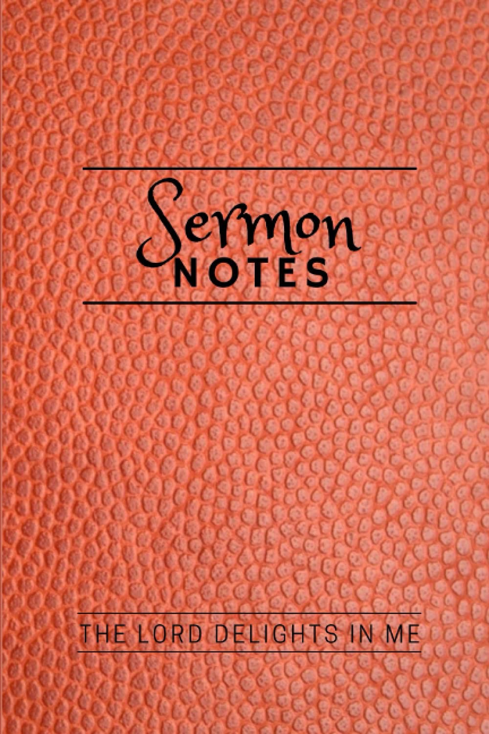 Sermon Notes Journal: Spiritual Growth Tool for Recording Sermons | Red Leather Cover Design | Perfect gift for Men, Women | 6" * 9"