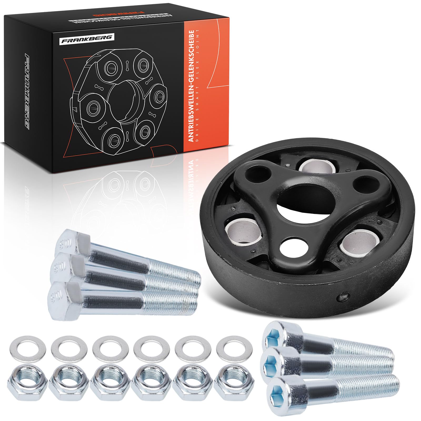 Frankberg Gelenkscheibe (Hardyscheibe) Vorne – Für Mercedes 190 W201 & W124 2.0L, Ø Ca. 134 Mm, 2024100847