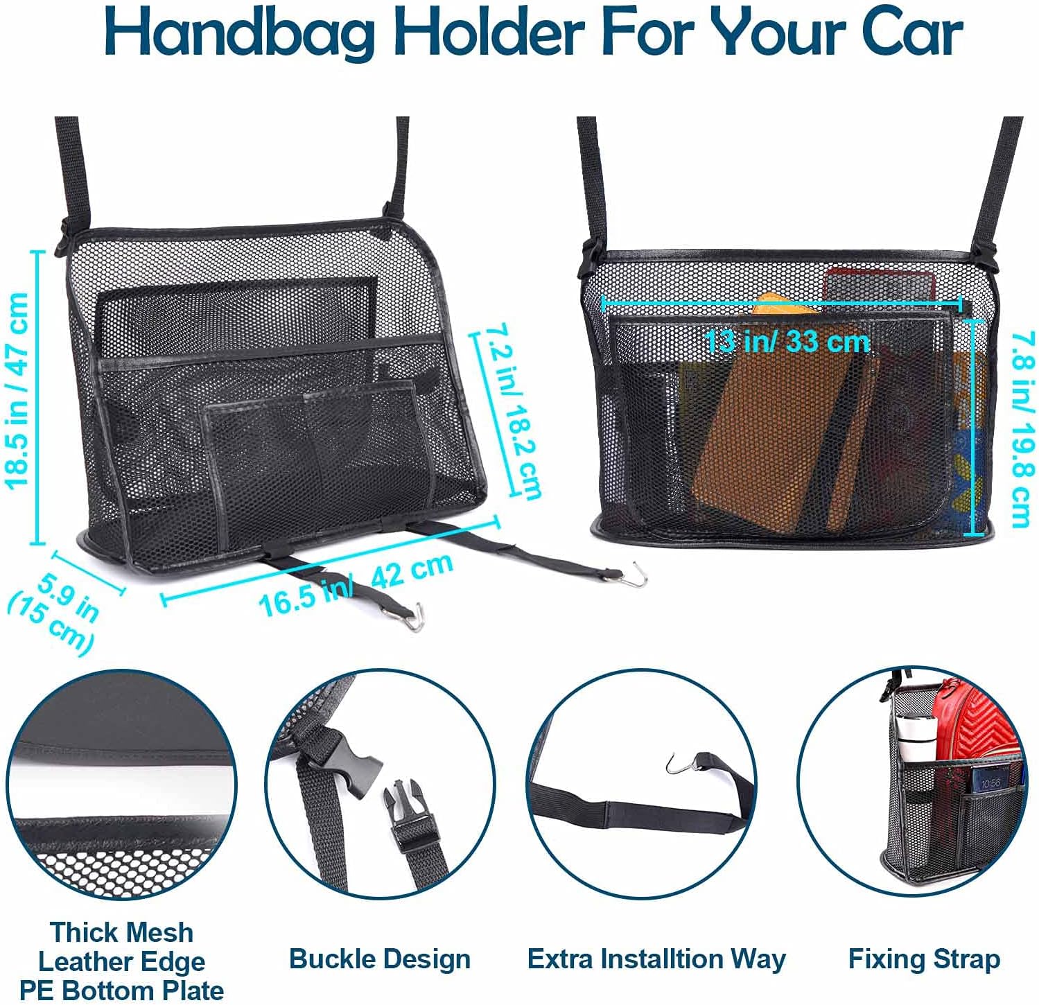 Pocket Handbag Holder Between Seats Photo