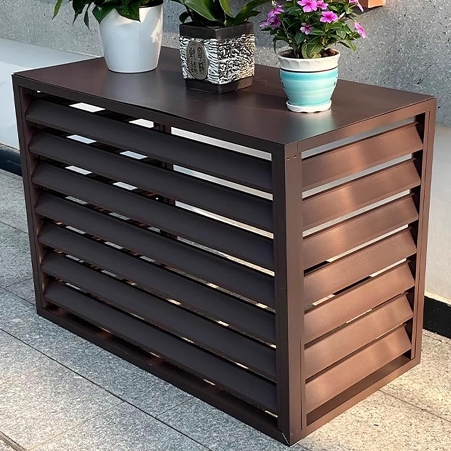 Privacy Screens, Trash Can Screens for Outdoor,Freestanding