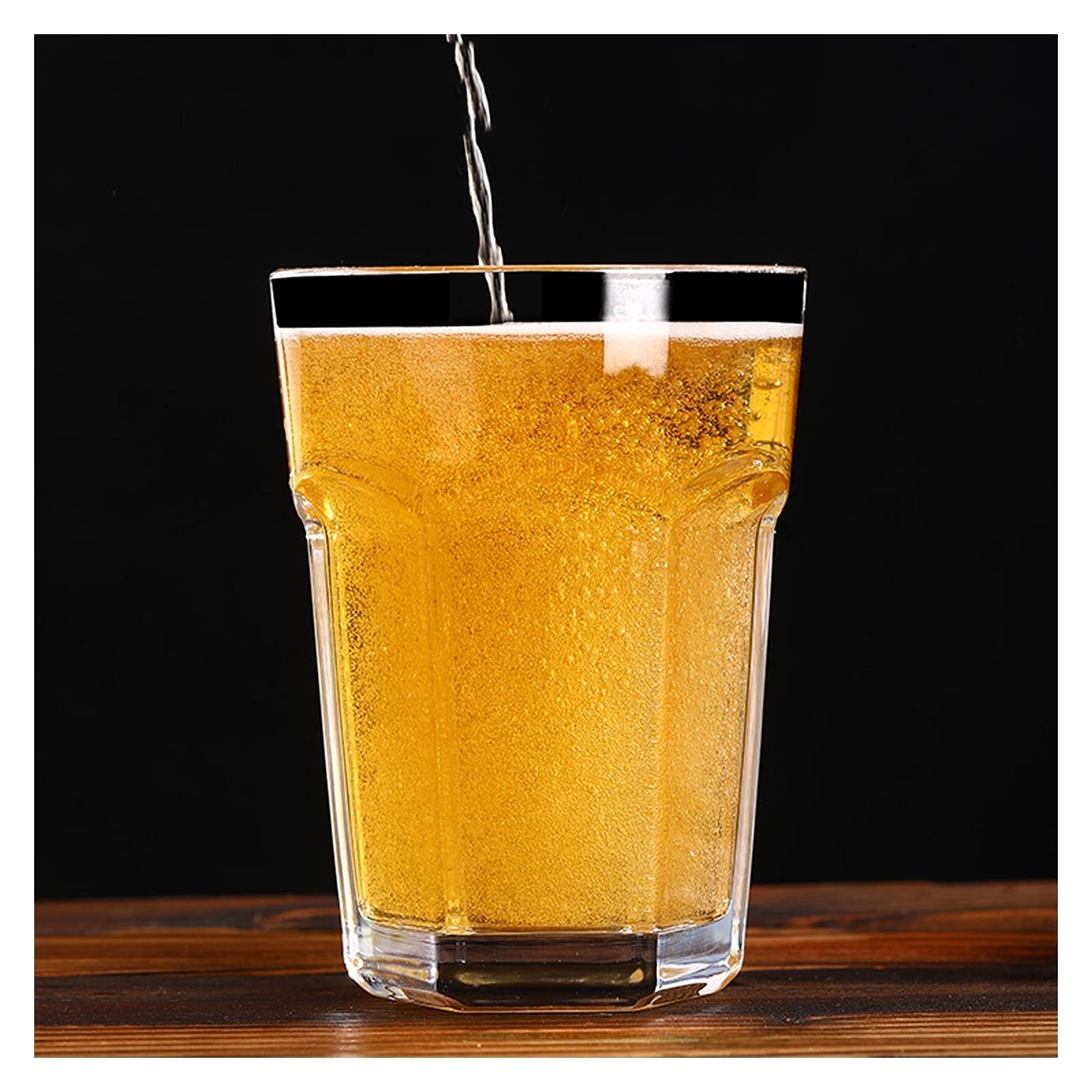 szklanki do piwa， Spersonalizowany kufel, kufel na piwo kufel do piwa 490ml zestaw szklanek do piwa 5 kubków do napojów kubki kubki wielokrotnego użytku odpowiednie do wszystkich typów