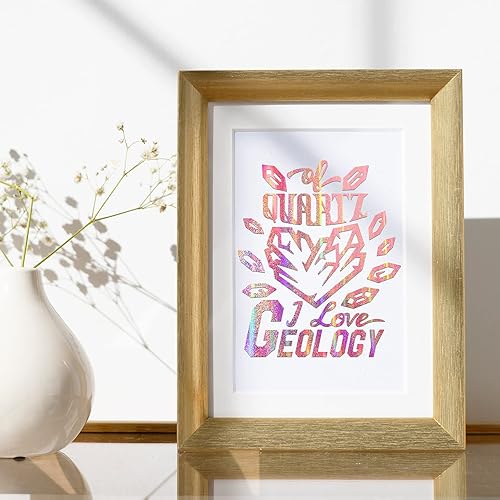 Miniatura 5 de GIRAFVINYL Hermoso vinilo rosa con purpurina de sirena rosa holográfico permanente para calcomanías de bricolaje, 12 pulgadas x 6 pies