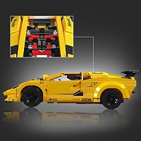 Mould King 13195H Technic Sportautó Építőkocka Szett, 1384 Darabos Távirányítós Versenyautó Modell, DIY Autó Játék 14+ Éveseknek 4