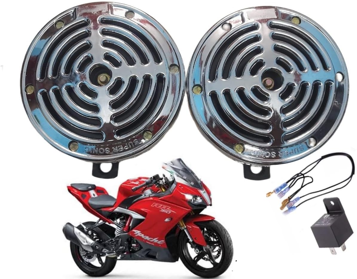 TOVOTA super sonic apache RR310 with realy kit Horn For Universal For Bike, Universal For Car