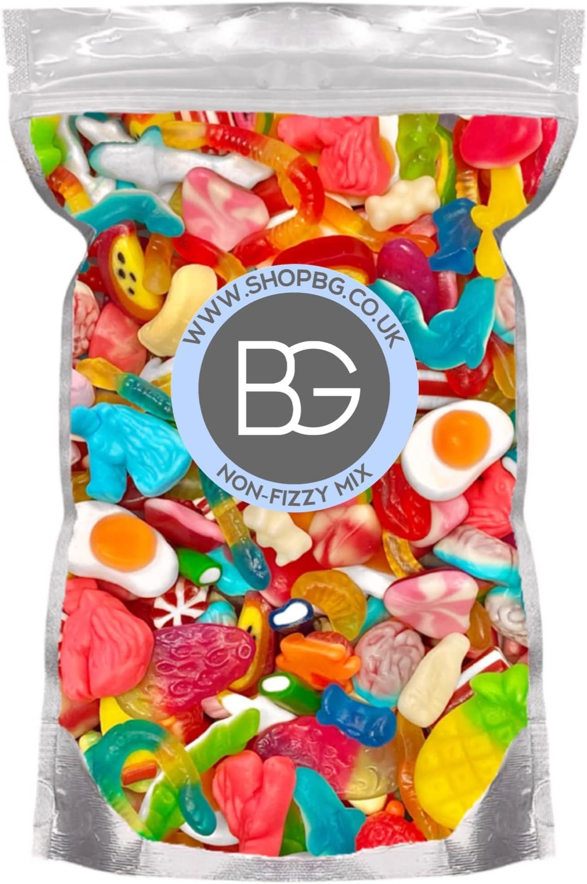 Non-Fizzy Quality Pick & Mix Sweets - Large Retro Candy Sweeties 800g Pouch Gummy Jelly Chewy Movie Night Birthday Party Treat