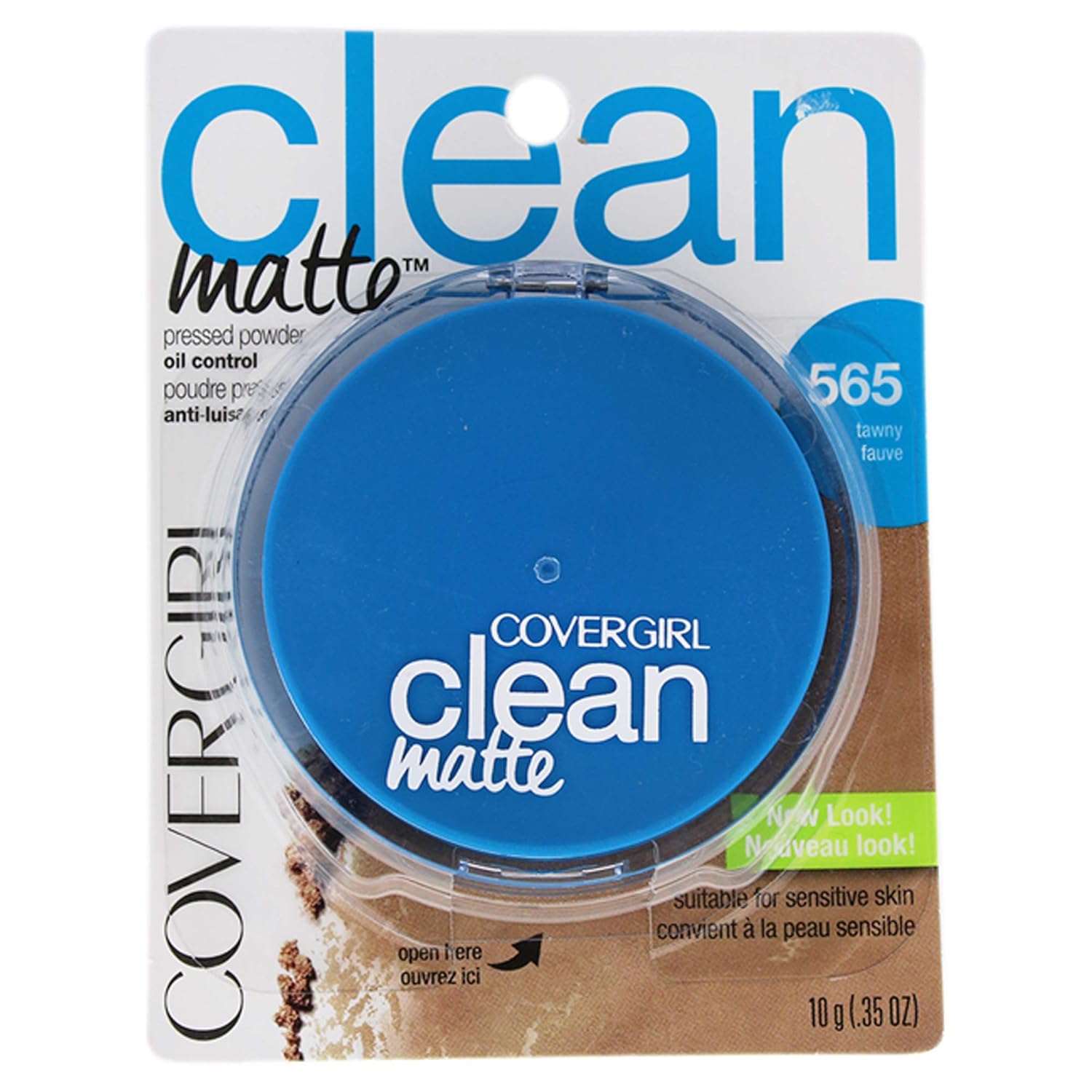 Covergirl Clean Matte Pressed Powder, Classic Ivory, 0.35 Oz, Pack of 2 (Packaging May Vary)
