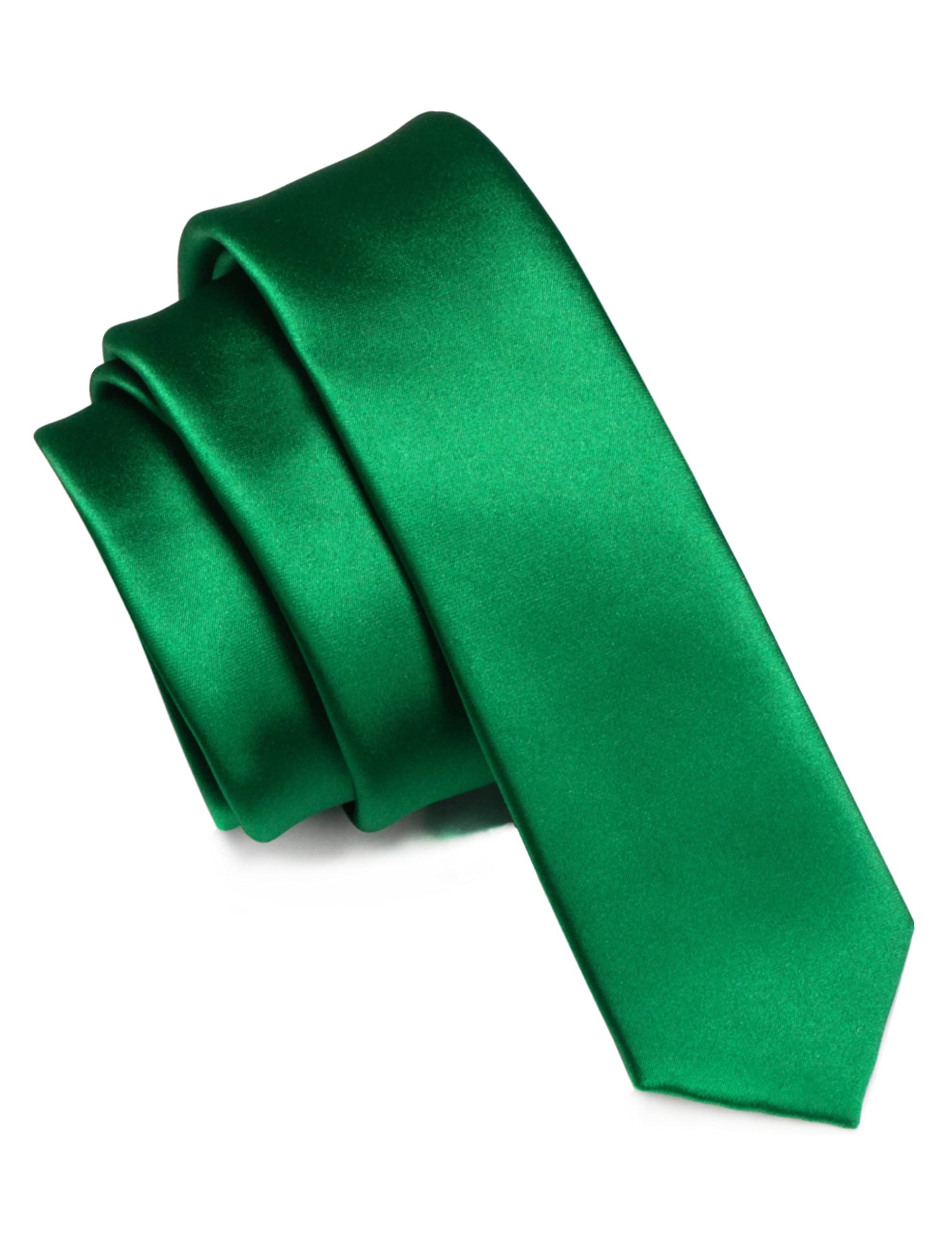 Cravate Étroite Unie JEMYGINS Pour Homme - Largeur 7cm - Plusieurs Couleurs