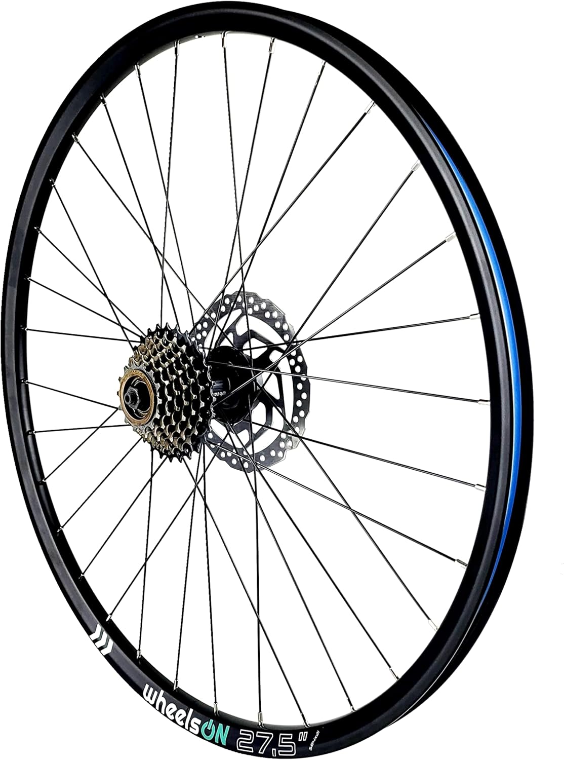 Mountain Bike 27.5 Inch Rear Wheel + 7 Speed Freewheel and 160 mm Shimano Disc Rotor Amazon.co