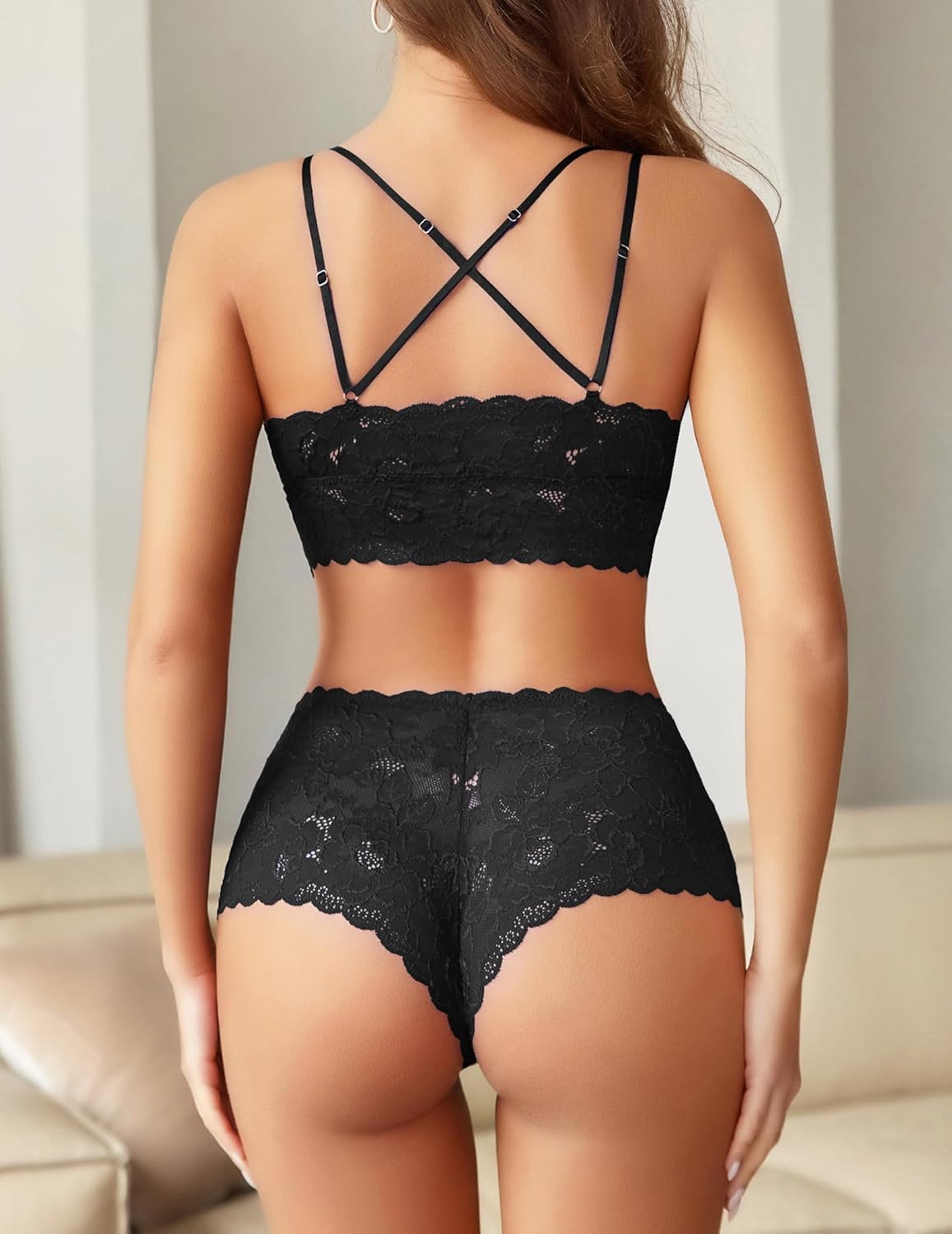 Avidlove Sexy Lingerie Set for Women Lace Bra and Panty Set 2 Piece Lingerie Set Exotic Lingerie Sets - Image 6