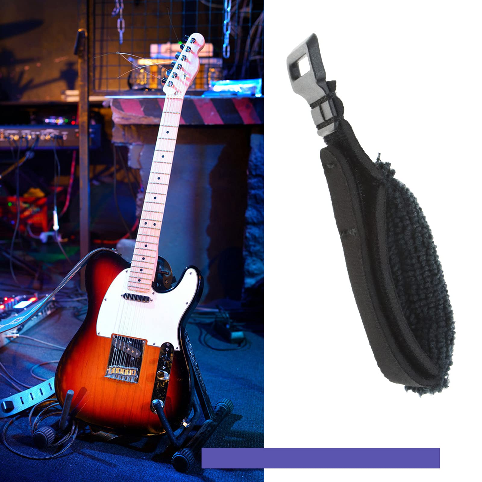 Fascia Silenziatrice Per Chitarra - Avvolgicorde Antirumore Per Chitarra Elettrica E Basso, 18cm - Foto 5