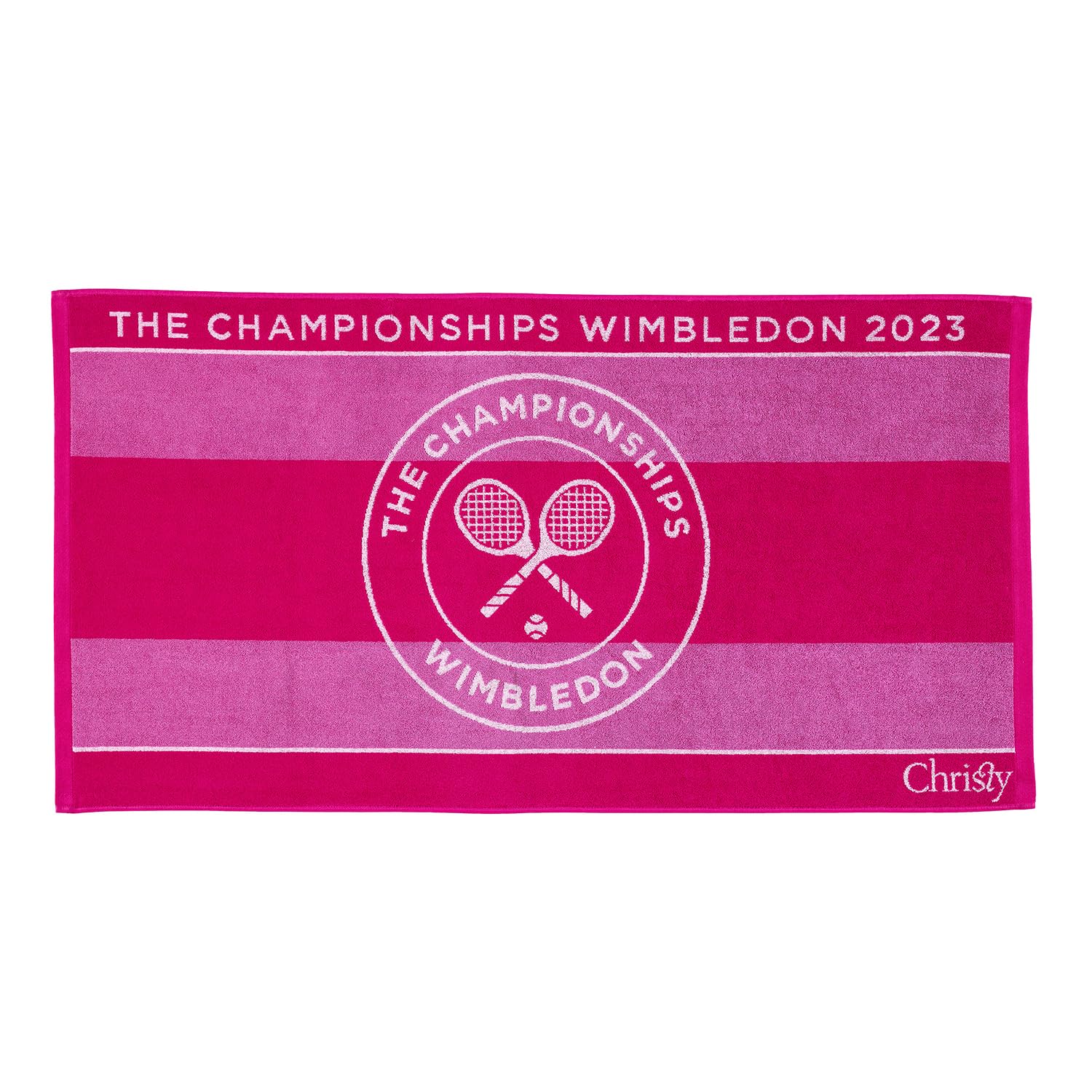 Spaces Wimbledon 100% Cotton Bath Towel-Fuchsia/Rose