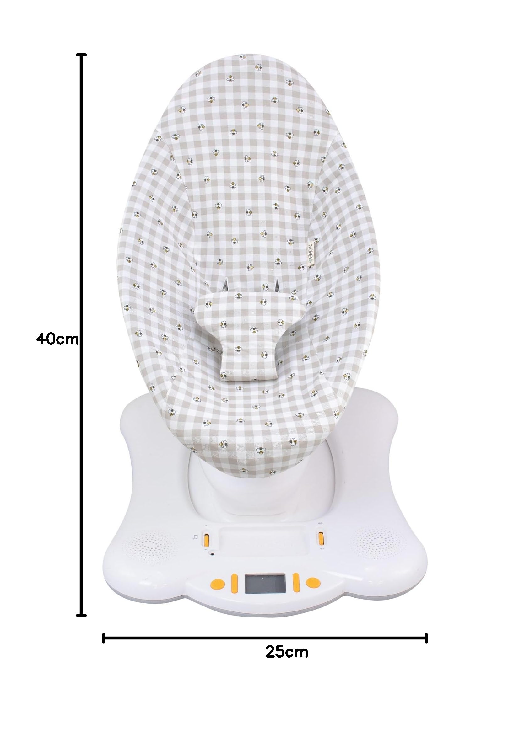 JYOKO Kids Housse en coton pour Transat compatible avec Mamaroo 4moms Y Mamaroo Rockaroo Rocker (Picnic Vichy)