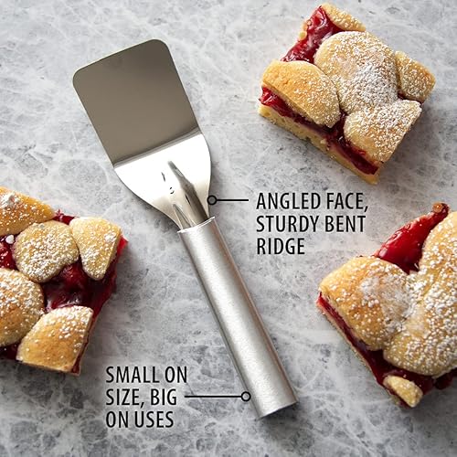 Miniatura 9 de Rada - Espátula de acero inoxidable con mango de aluminio cepillado fabricado en Estados Unidos