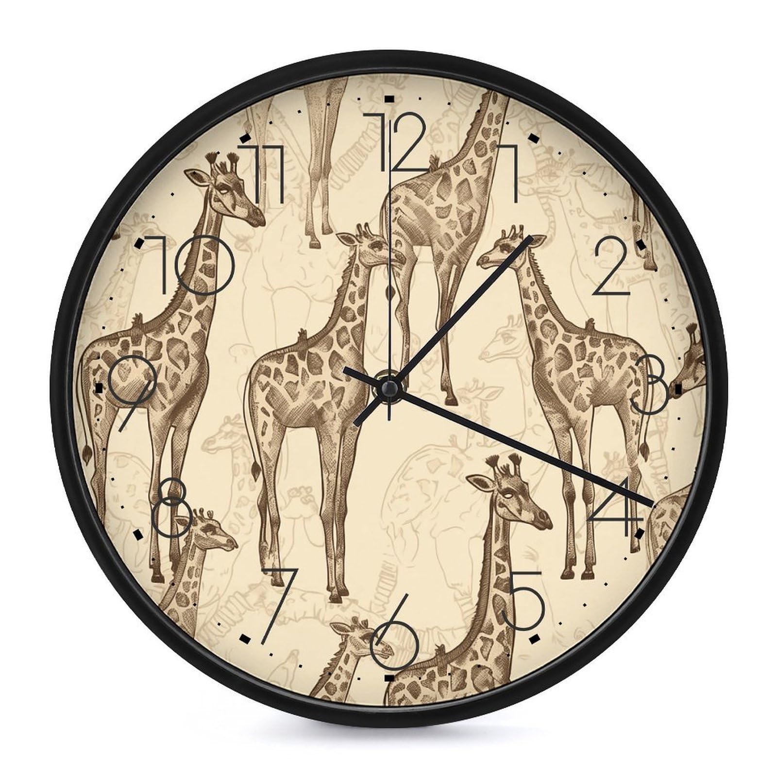 Horloge murale girafe sans tic-tac : le secret pour le sommeil des enfants
