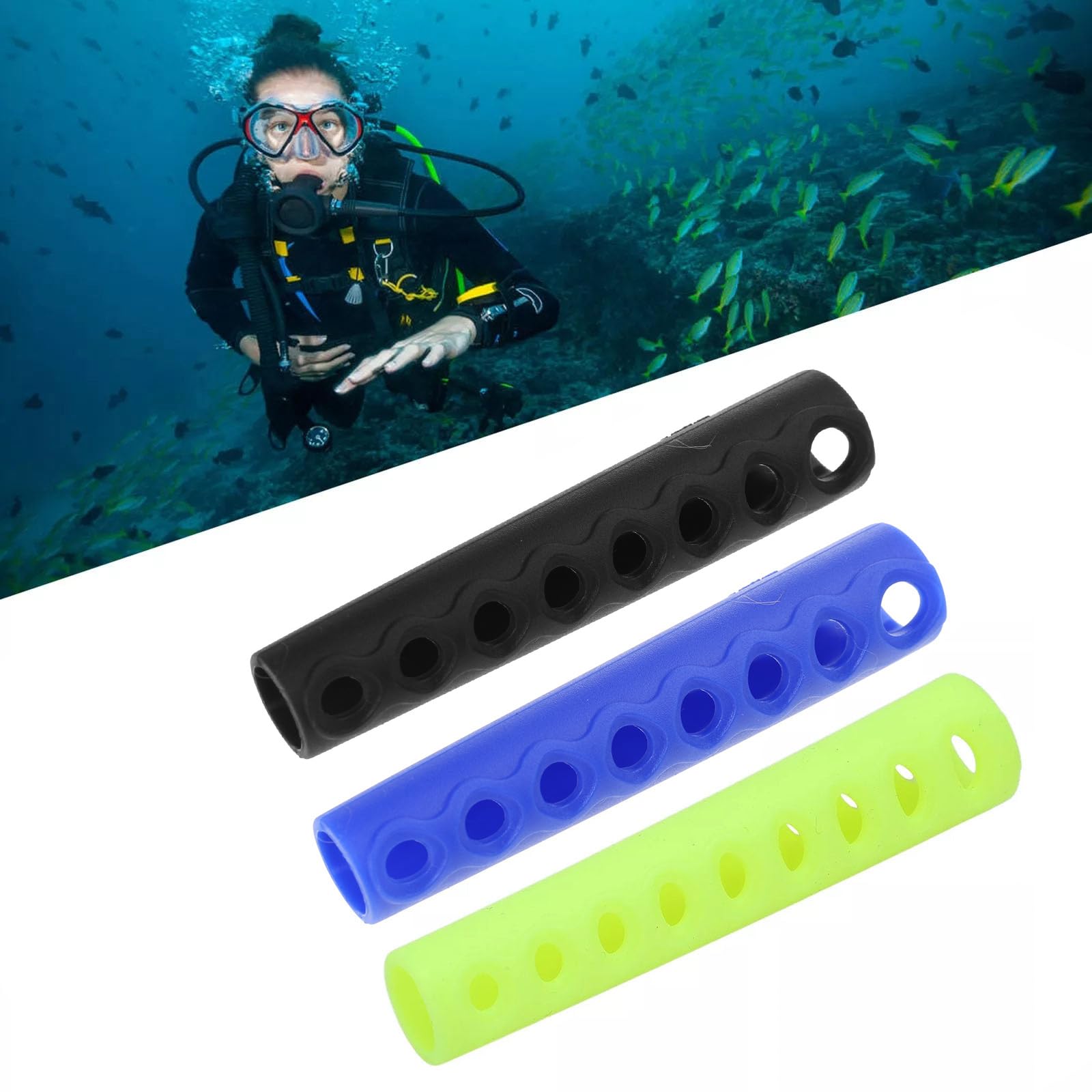 MLWSKERTY Scubas Diving Vented Regulator Hose Protector 4
