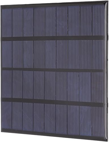 Cargador de panel solar de polisilicio de 9V 2W (sin función de almacenamiento de energía) para lámpara solar de césped, lámpara de pared,