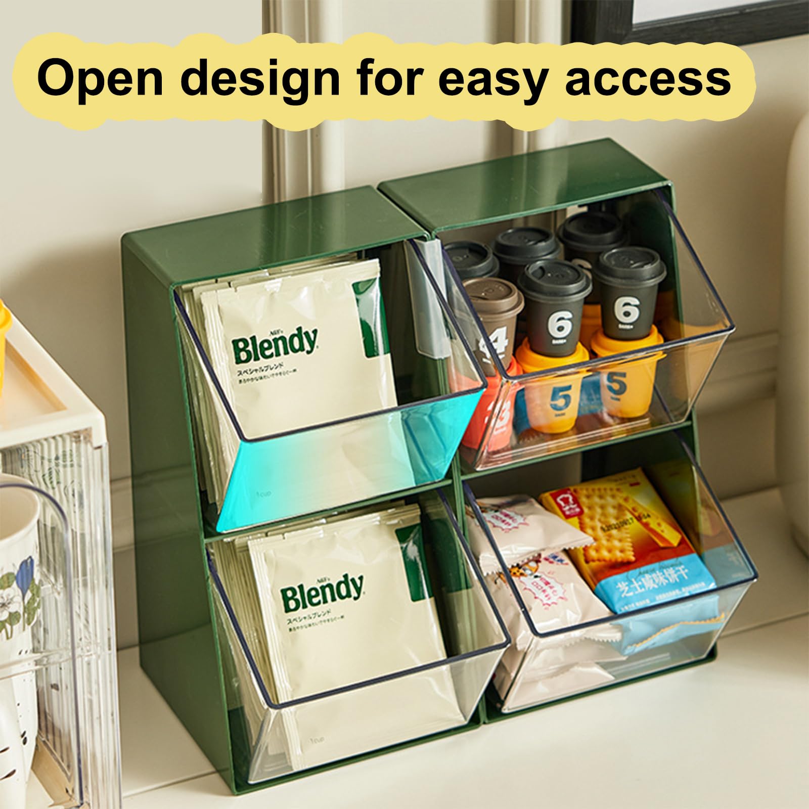 Organizer Per Bustine Di Tè, Portabustine Di Tè In Legno, Cassetta