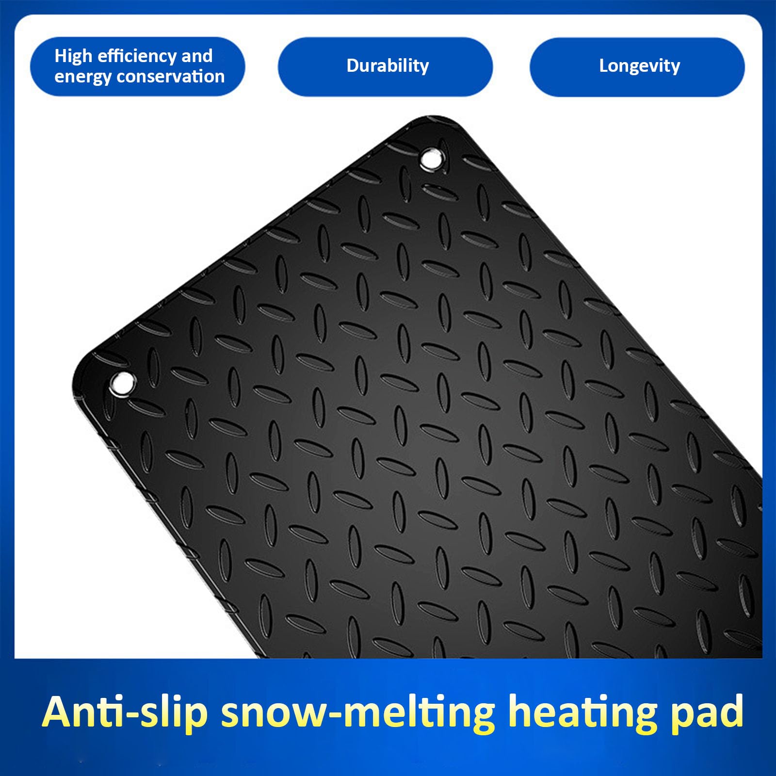 Le tapis chauffant à 60 °C assure une fonte rapide et uniforme de la neige par temps froid contre le glissement du poêle Tapis d ' hiver Tapis filaire Expulseur extérieur Poêle à faible puissance