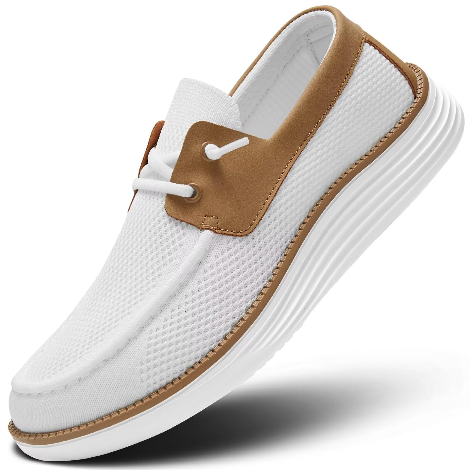 VooncosirMen's Casual Shoes Fashion Mesh Oxfords Business Walking Dress Sneakers Comfortable Lightweight Soft Sole